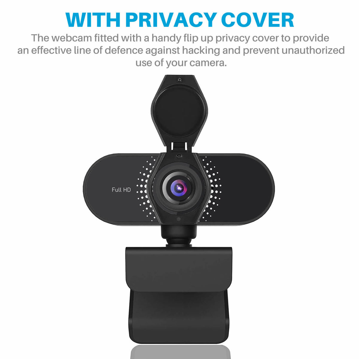 Full HD 1080P Webcam USB Autofocus Web Camera with Microphone for PC Laptop UK