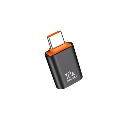 10A USB to Type C Adapter Fast Charging Connector Type C Male to USB Female Converter OTG for Laptop Xiaomi Samsung USB-C Otg