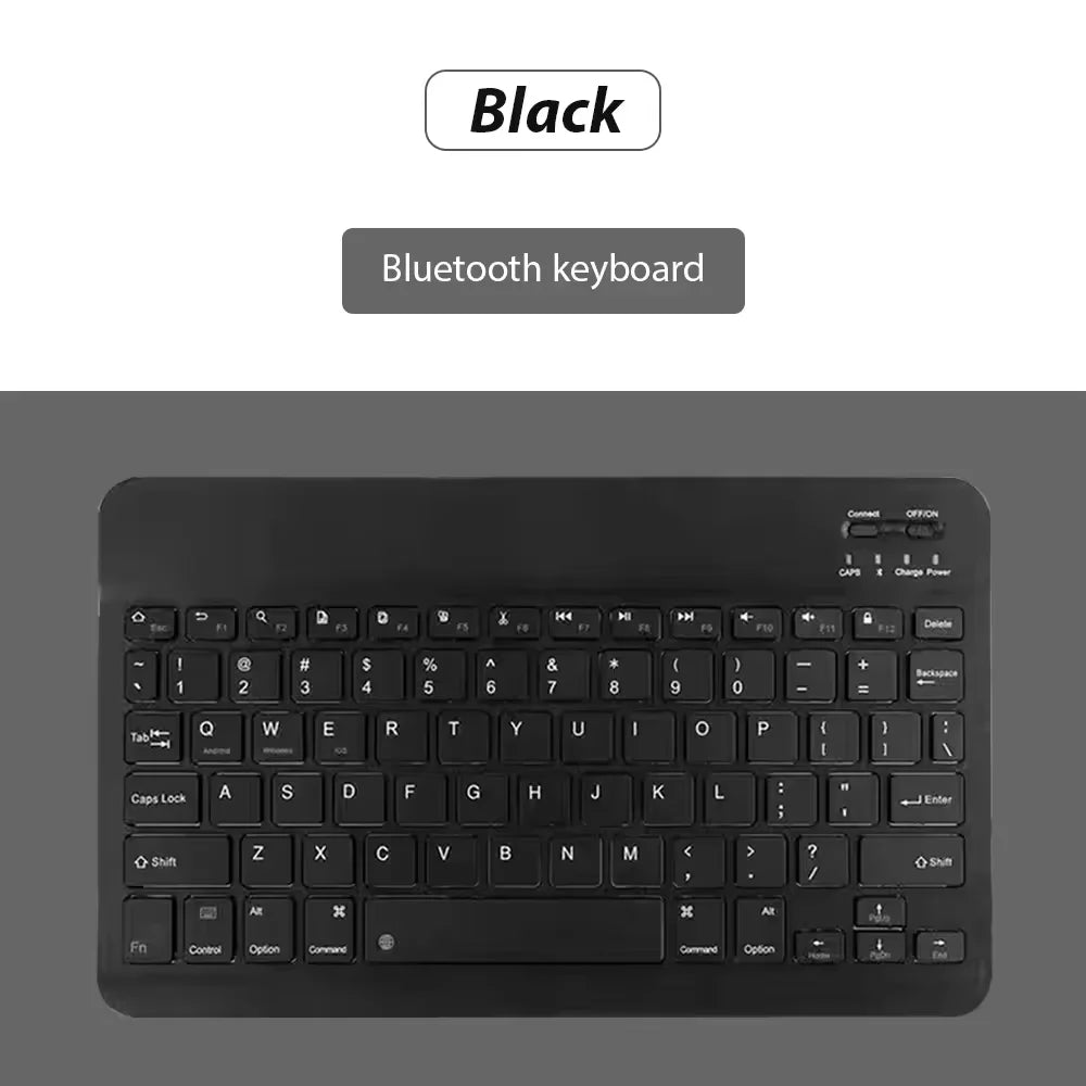 New 10-Inch Mobile Phone Pad Universal Wireless Bluetooth Keyboard Mouse Mute Control Keyboard Convenient Mini Mouse Keyboard