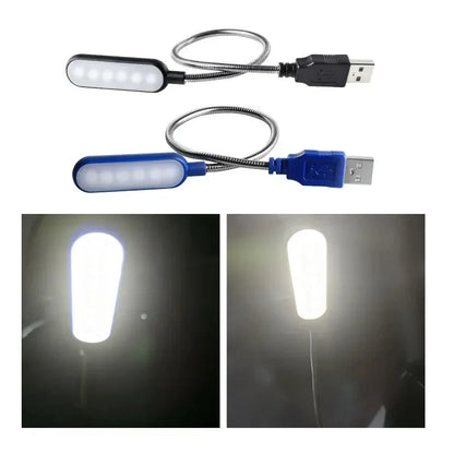 1PC Mini USB LED Light Book Light Flexible Reading Lamp Portable Night Light for Power Bank Laptop Notebook PC Computer