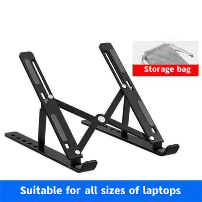 Adjustable Aluminum Alloy Laptop Holder Notebook Stand Lifting Cooling Bracket for Macbook Lenovo Portable Computer Accessories