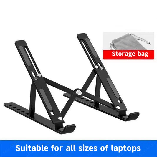 Adjustable Aluminum Alloy Laptop Holder Notebook Stand Lifting Cooling Bracket for Macbook Lenovo Portable Computer Accessories