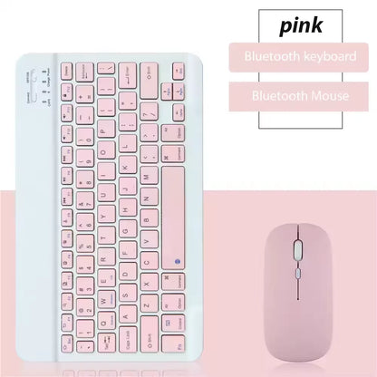 New 10-Inch Mobile Phone Pad Universal Wireless Bluetooth Keyboard Mouse Mute Control Keyboard Convenient Mini Mouse Keyboard
