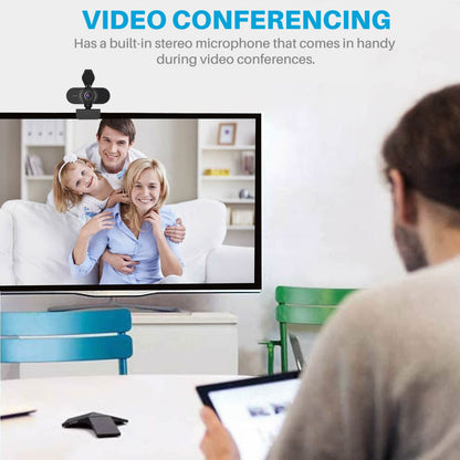 Full HD 1080P Webcam USB Autofocus Web Camera with Microphone for PC Laptop UK