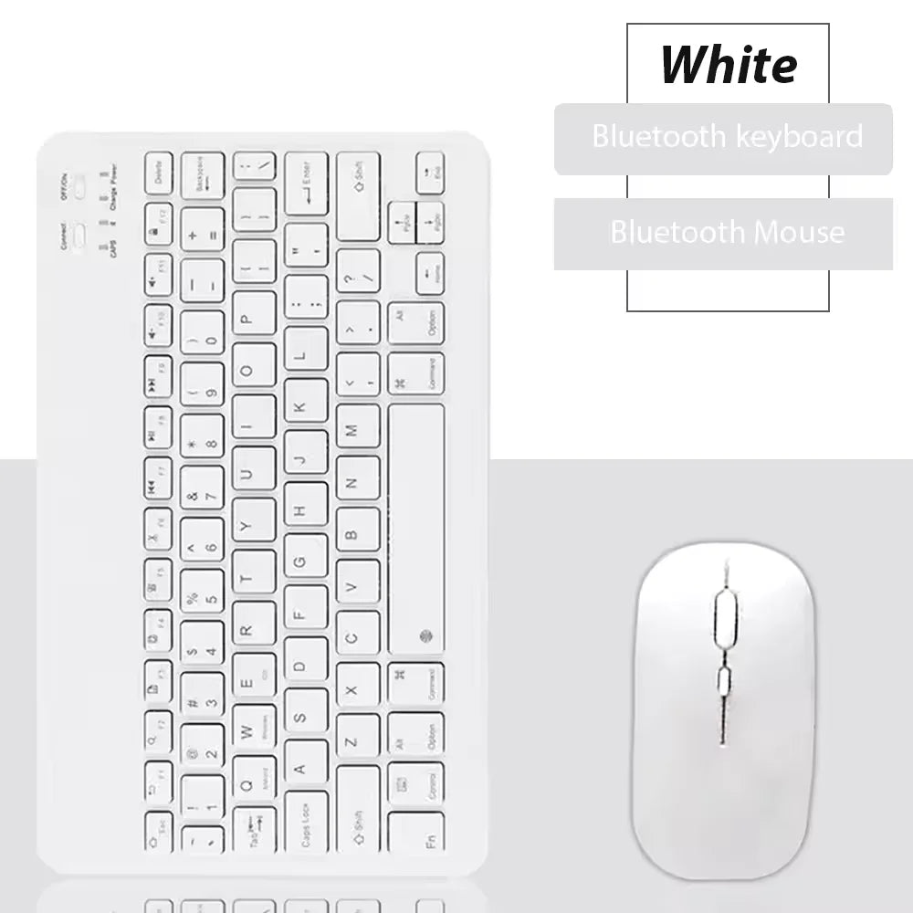 New 10-Inch Mobile Phone Pad Universal Wireless Bluetooth Keyboard Mouse Mute Control Keyboard Convenient Mini Mouse Keyboard