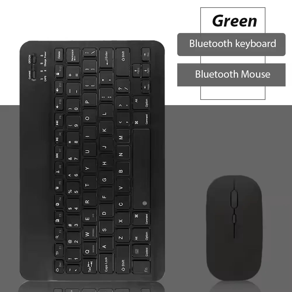 New 10-Inch Mobile Phone Pad Universal Wireless Bluetooth Keyboard Mouse Mute Control Keyboard Convenient Mini Mouse Keyboard