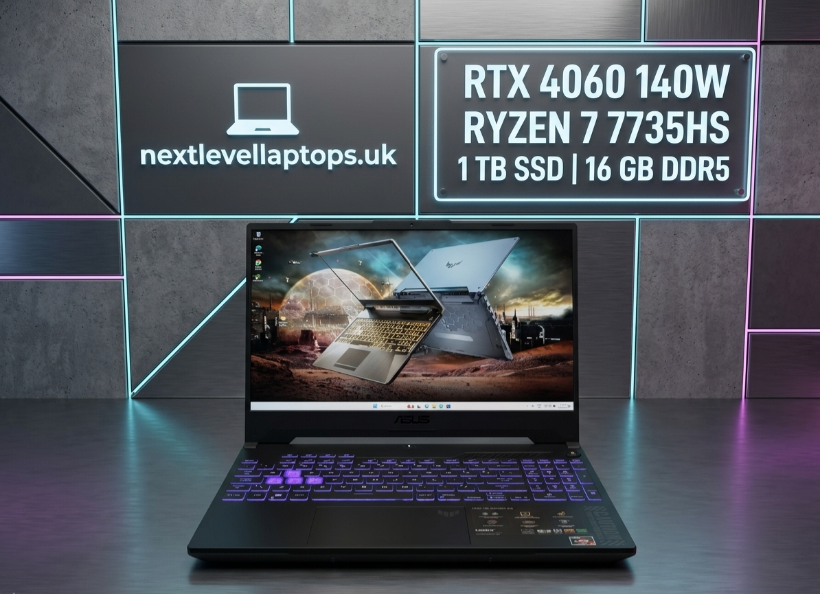 ASUS TUF Gaming A15 | 15.6" 144Hz | AMD Ryzen 7 7735HS | NVIDIA RTX 4060 (140W) | 16GB DDR5 | 1TB SSD