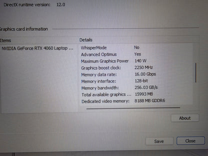 ASUS TUF Gaming A15 | 15.6" 144Hz | AMD Ryzen 7 7735HS | NVIDIA RTX 4060 (140W) | 16GB DDR5 | 1TB SSD